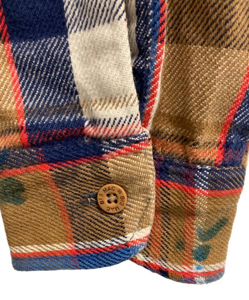 big mac（ビッグマック）big mac (ビッグマック) チェックシャツ ブルー×ブラウン サイズ:ＸＬの古着・服飾アイテム