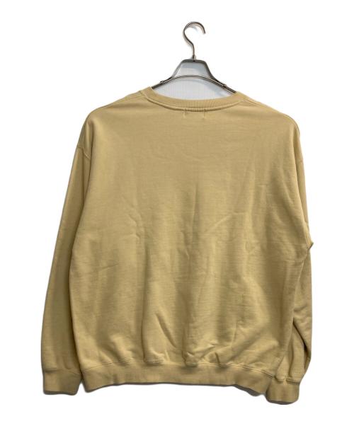X-LARGE（エクストララージ）X-LARGE (エクストララージ) ロゴパッチクルー ベージュ サイズ:ＸＬの古着・服飾アイテム