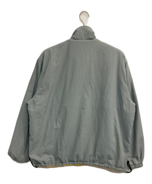 KEBOZ（ケボズ）KEBOZ (ケボズ) NYLON FLEECE REVERSIBLE JACKET グレー サイズ:Ｍの古着・服飾アイテム