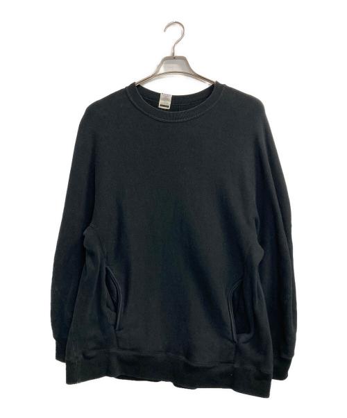 N.HOOLYWOOD（エヌ ハリウッド）N.HOOLYWOOD (エヌ ハリウッド) Champion (チャンピオン) REVERSE WEAVE® CREWNECK SWEATSHIRT ブラック サイズ:Ｌの古着・服飾アイテム