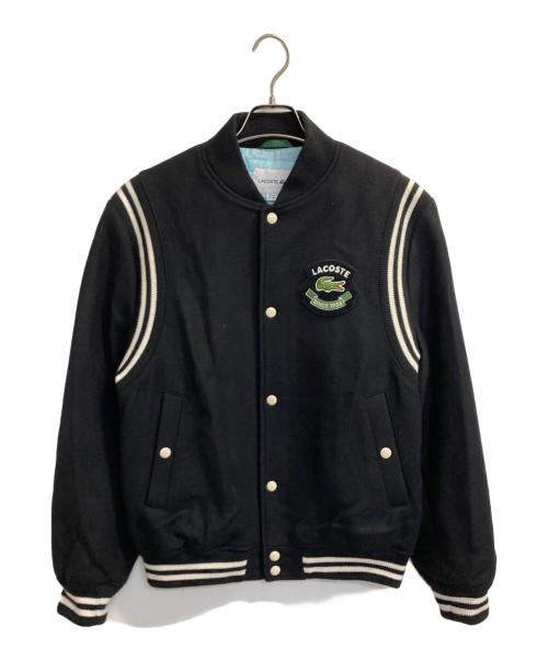 LACOSTE（ラコステ）LACOSTE (ラコステ) ウールバーシティジャケット ブラック サイズ:48の古着・服飾アイテム