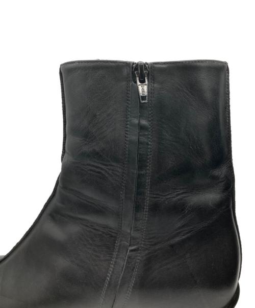 Y/PROJECT（ワイ プロジェクト）Y/project (ワイ プロジェクト) Paris‘ Best Boots/スクエアトゥレザーブーツ ブラック サイズ:42の古着・服飾アイテム
