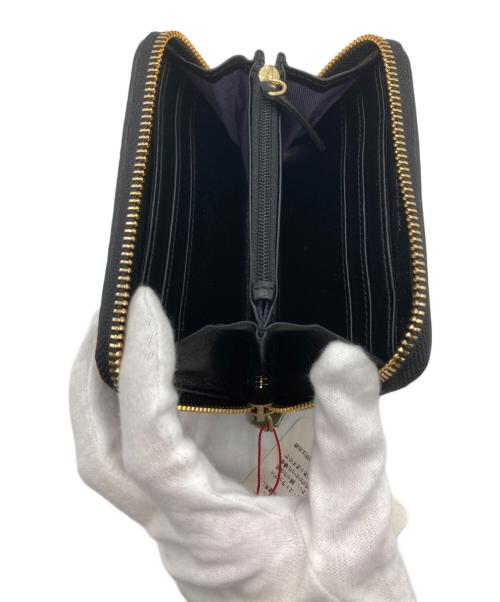 VIVIENNE TAM（ヴィヴィアンタム）VIVIENNE TAM (ヴィヴィアンタム) 刺繍コンパクトウォレット ブラックの古着・服飾アイテム