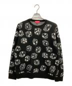 SUPREMEシュプリーム）の古着「22FW Dice Sweater」｜ブラック×グレー