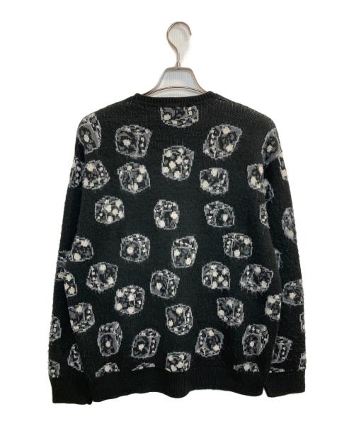 SUPREME（シュプリーム）Supreme (シュプリーム) 22FW Dice Sweater ブラック×グレー サイズ:Ｍの古着・服飾アイテム