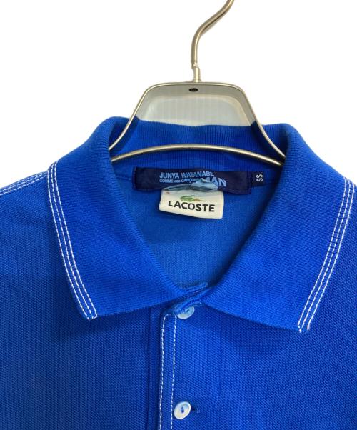 JUNYA WATANABE MAN（ジュンヤワタナベマン）JUNYA WATANABE MAN (ジュンヤワタナベマン) LACOSTE (ラコステ) ステッチポロシャツ ブルー サイズ:SSの古着・服飾アイテム