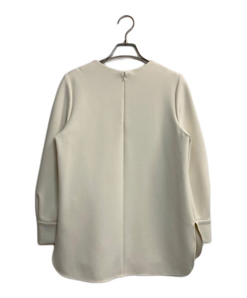 UNITED ARROWS TOKYO（ユナイテッドアローズトウキョウ）UNITED ARROWS TOKYO (ユナイテッドアローズトウキョウ) SPONGY パールモチーフ ブラウス アイボリー サイズ:36の古着・服飾アイテム