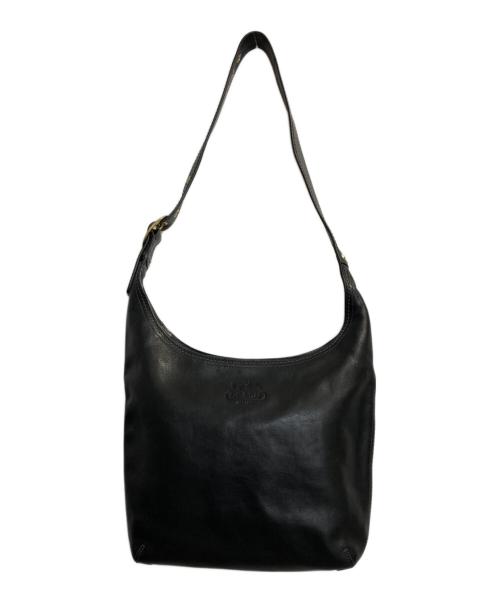 COACH（コーチ）COACH (コーチ) レザーワンショルダーバッグ ブラックの古着・服飾アイテム