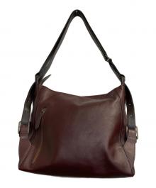 MOTHERHOUSE（マザーハウス）の古着「レザーショルダーバッグ」｜ブラウン