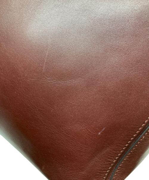 MOTHERHOUSE（マザーハウス）MOTHERHOUSE (マザーハウス) レザーショルダーバッグ ブラウンの古着・服飾アイテム