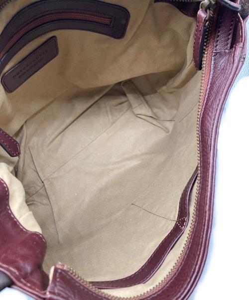 MOTHERHOUSE（マザーハウス）MOTHERHOUSE (マザーハウス) レザーショルダーバッグ ブラウンの古着・服飾アイテム