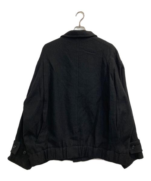 VOAAOV（ヴォアーブ）VOAAOV (ヴォアーブ) Soft Wool Twill Blouson ブラック サイズ:2の古着・服飾アイテム