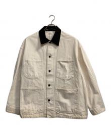 INTERIM（インテリム）の古着「ミリタリーカバーオール」｜アイボリー