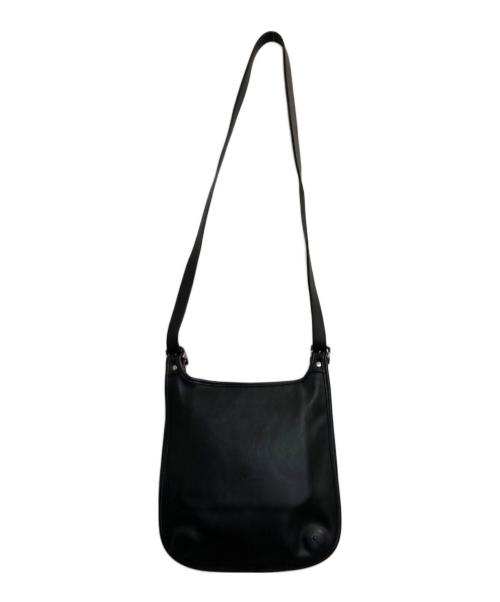 COACH（コーチ）COACH (コーチ) レザーショルダーバッグ ブラックの古着・服飾アイテム