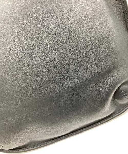 COACH（コーチ）COACH (コーチ) レザーショルダーバッグ ブラックの古着・服飾アイテム