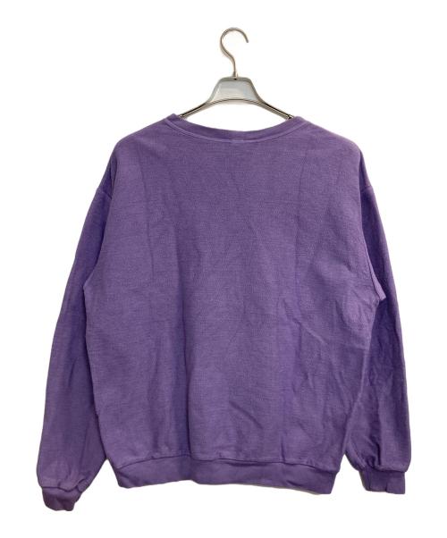 LAND'S END（ランズエンド）LAND'S END (ランズエンド) 90s 鹿の子スウェット ラベンダー サイズ:Ｌの古着・服飾アイテム