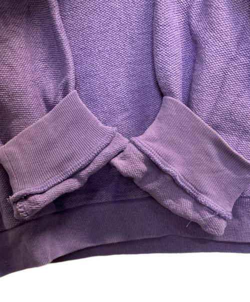 LAND'S END（ランズエンド）LAND'S END (ランズエンド) 90s 鹿の子スウェット ラベンダー サイズ:Ｌの古着・服飾アイテム