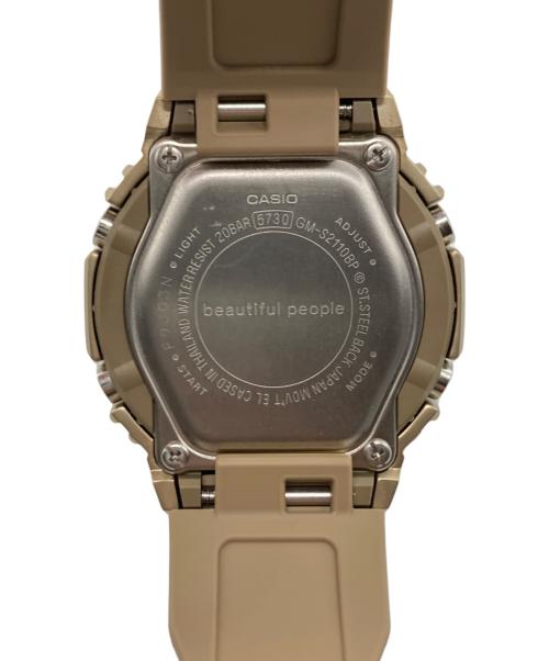 beautiful people（ビューティフルピープル）beautiful people (ビューティフルピープル) CASIO (カシオ) コラボレーションデジタルウォッチ ブラウン×ゴールドの古着・服飾アイテム