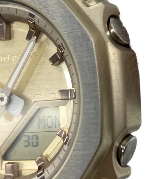 beautiful people（ビューティフルピープル）beautiful people (ビューティフルピープル) CASIO (カシオ) コラボレーションデジタルウォッチ ブラウン×ゴールドの古着・服飾アイテム