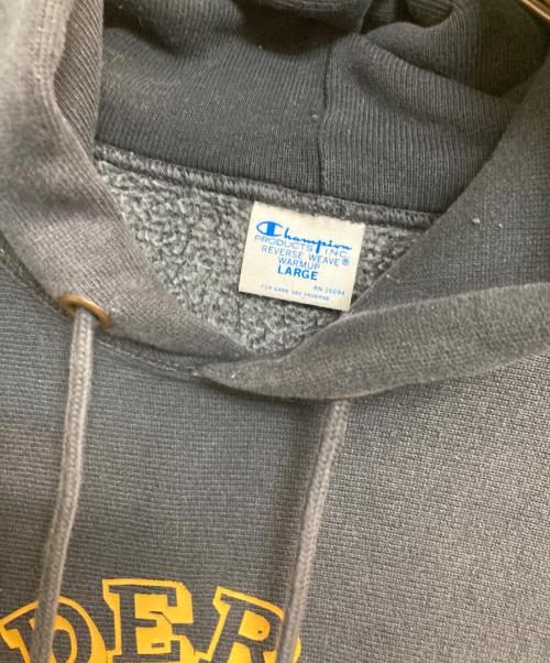 Champion（チャンピオン）Champion (チャンピオン) REVERSE WEAVE SWEAT PARKA ブラック サイズ:Ⅼの古着・服飾アイテム