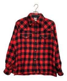 LEVI'S（リーバイス）の古着「BUFFALO CHECK SHIRT」｜レッド