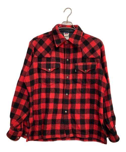 LEVI'S（リーバイス）LEVI'S (リーバイス) BUFFALO CHECK SHIRT レッド サイズ:Ⅼの古着・服飾アイテム