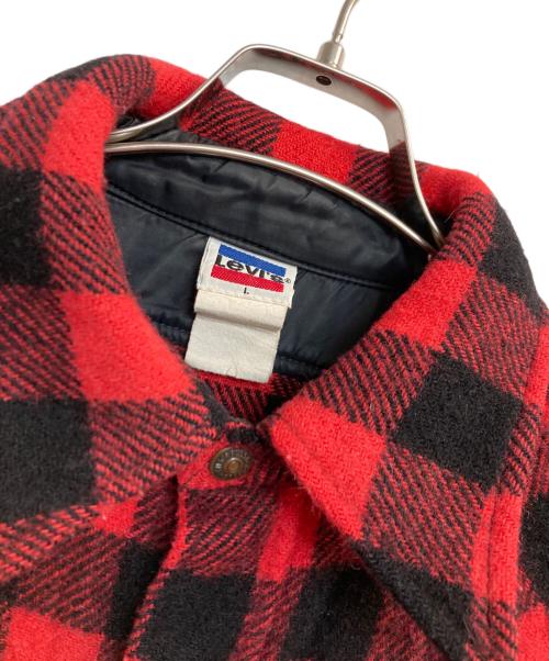 LEVI'S（リーバイス）LEVI'S (リーバイス) BUFFALO CHECK SHIRT レッド サイズ:Ⅼの古着・服飾アイテム