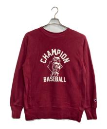 Champion（チャンピオン）の古着「REVERSE WEAVE SWEAT SHIRTS」｜レッド