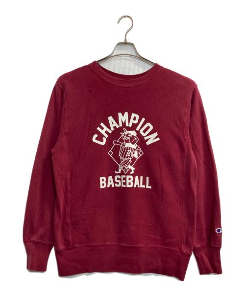 Champion（チャンピオン）Champion (チャンピオン) REVERSE WEAVE SWEAT SHIRTS レッド サイズ:Ⅼの古着・服飾アイテム