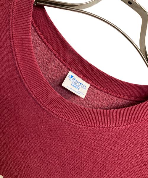 Champion（チャンピオン）Champion (チャンピオン) REVERSE WEAVE SWEAT SHIRTS レッド サイズ:Ⅼの古着・服飾アイテム
