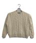 Oldderby Knitwear（オールドダービーニットウェア）の古着「ケーブルニット」｜ホワイト