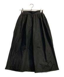 machatt（マチャット）の古着「メモリーキュロット ワイドパンツ」｜ブラック
