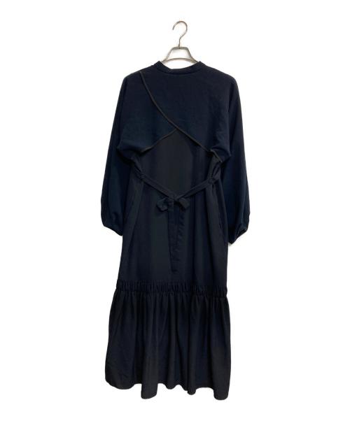 PUBLIC TOKYO（パブリックトウキョウ）PUBLIC TOKYO (パブリックトウキョウ) レイヤードライクワンピース ネイビー サイズ:ＦＲＥＥの古着・服飾アイテム