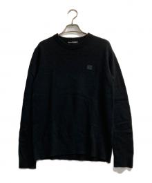 Acne studios（アクネ ストゥディオズ）の古着「NALON FACE ウールニット」｜ブラック