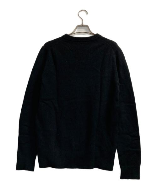 Acne studios（アクネ ストゥディオズ）Acne studios (アクネ ストゥディオズ) NALON FACE ウールニット ブラック サイズ:Ｍの古着・服飾アイテム