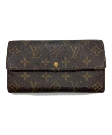 中古・古着通販】LOUIS VUITTON (ルイ ヴィトン) 長財布 ブラウン 