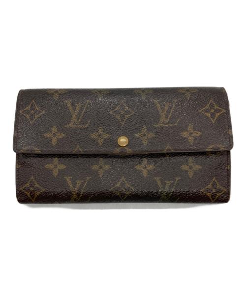 LOUIS VUITTON（ルイ ヴィトン）LOUIS VUITTON (ルイ ヴィトン) 長財布 ブラウンの古着・服飾アイテム