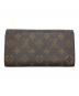 LOUIS VUITTON (ルイ ヴィトン) 長財布 ブラウン：13000円