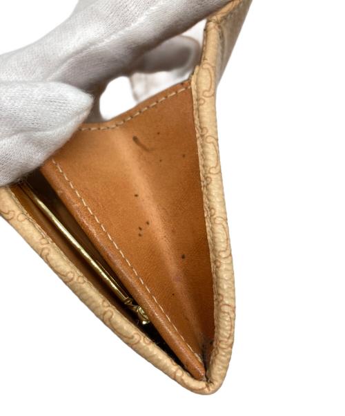 CELINE（セリーヌ）CELINE (セリーヌ) マカダムロングウォレット ベージュの古着・服飾アイテム