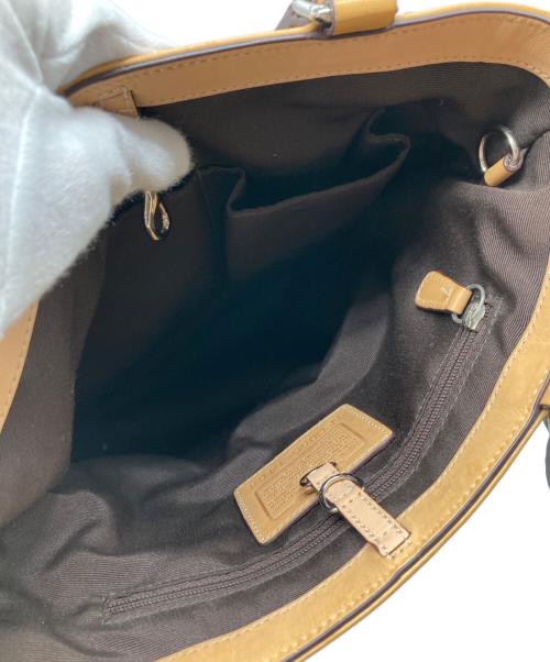 COACH（コーチ）COACH (コーチ) トートバッグ ベージュ×ブラウンの古着・服飾アイテム