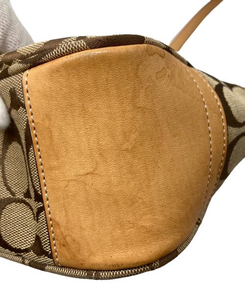 COACH（コーチ）COACH (コーチ) トートバッグ ベージュ×ブラウンの古着・服飾アイテム