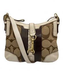 COACH（コーチ）の古着「ショルダーバッグ」｜ベージュ×アイボリー