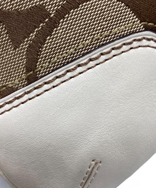 COACH（コーチ）COACH (コーチ) ショルダーバッグ ベージュ×アイボリーの古着・服飾アイテム