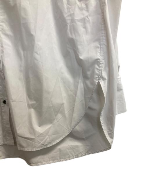 OHGA（オオガ）OHGA (オオガ) ボウタイ バンドカラーシャツ ホワイト サイズ:Ｍの古着・服飾アイテム