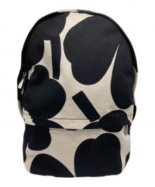 marimekko（マリメッコ）の古着「リュック」｜ホワイト×ブラック