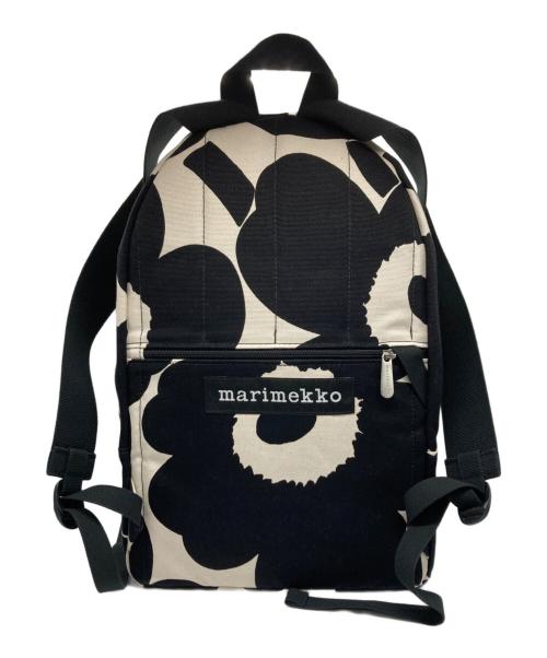 marimekko（マリメッコ）marimekko (マリメッコ) リュック ホワイト×ブラックの古着・服飾アイテム