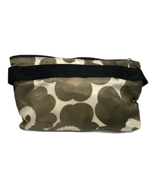 marimekko（マリメッコ）marimekko (マリメッコ) NEAT  CROSS BODY UNIKKO S カーキの古着・服飾アイテム