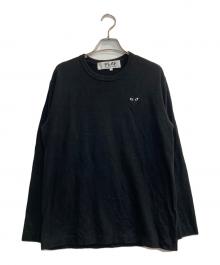PLAY COMME des GARCONS（プレイコムデギャルソン）の古着「ハートワッペンL/S Tee」｜ブラック