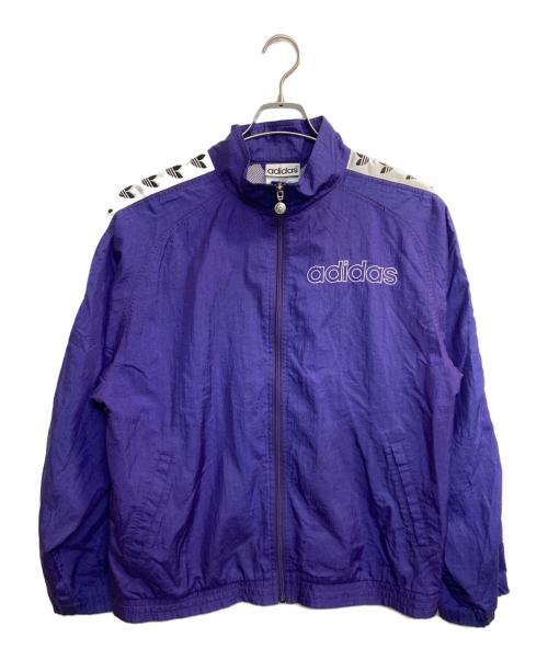adidas（アディダス）adidas (アディダス) デサント期ナイロンジャケット パープル サイズ:Sの古着・服飾アイテム