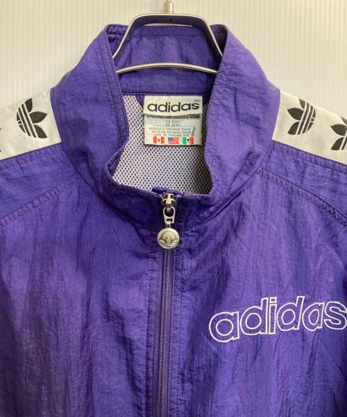 adidas（アディダス）adidas (アディダス) デサント期ナイロンジャケット パープル サイズ:Sの古着・服飾アイテム